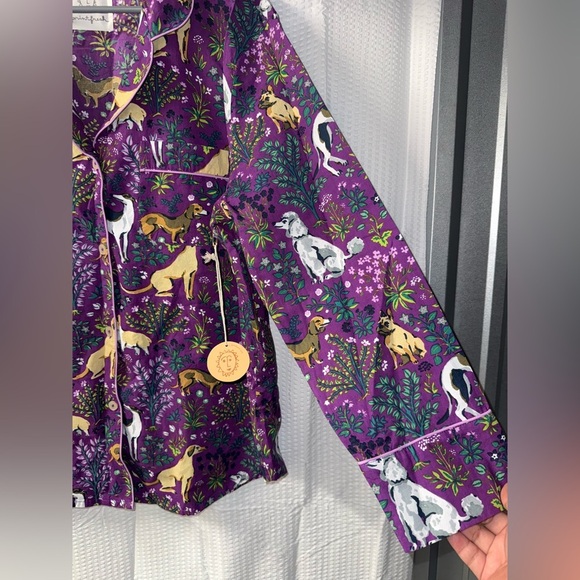 New Printfresh Must Love Dogs Long Sleeve PJ Top Size L - Picture 5 of 10